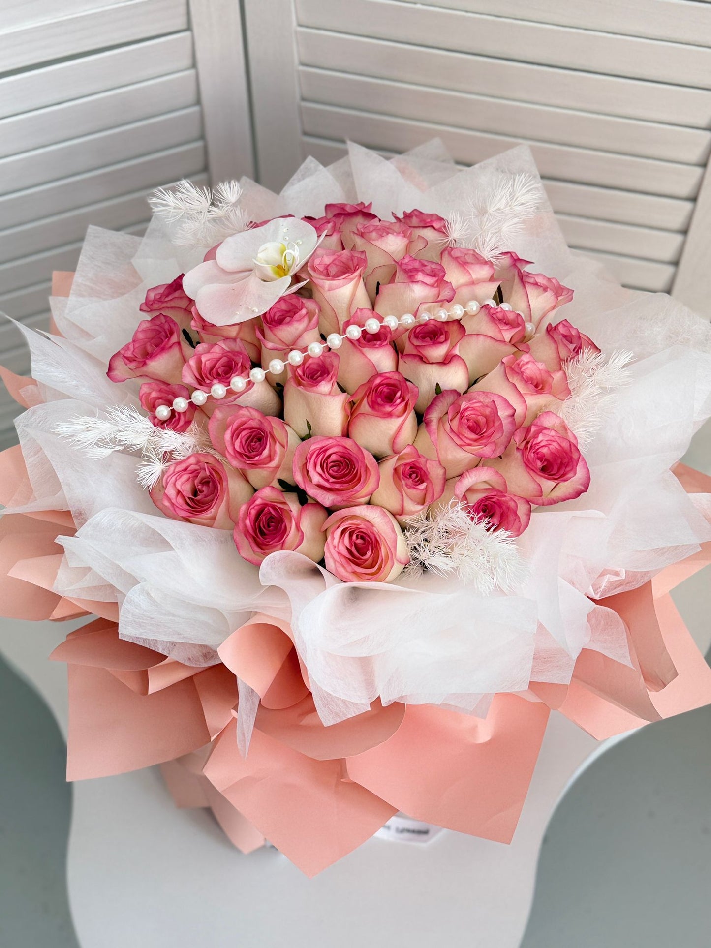 Blushing Pearl Arrangement (HB 44)