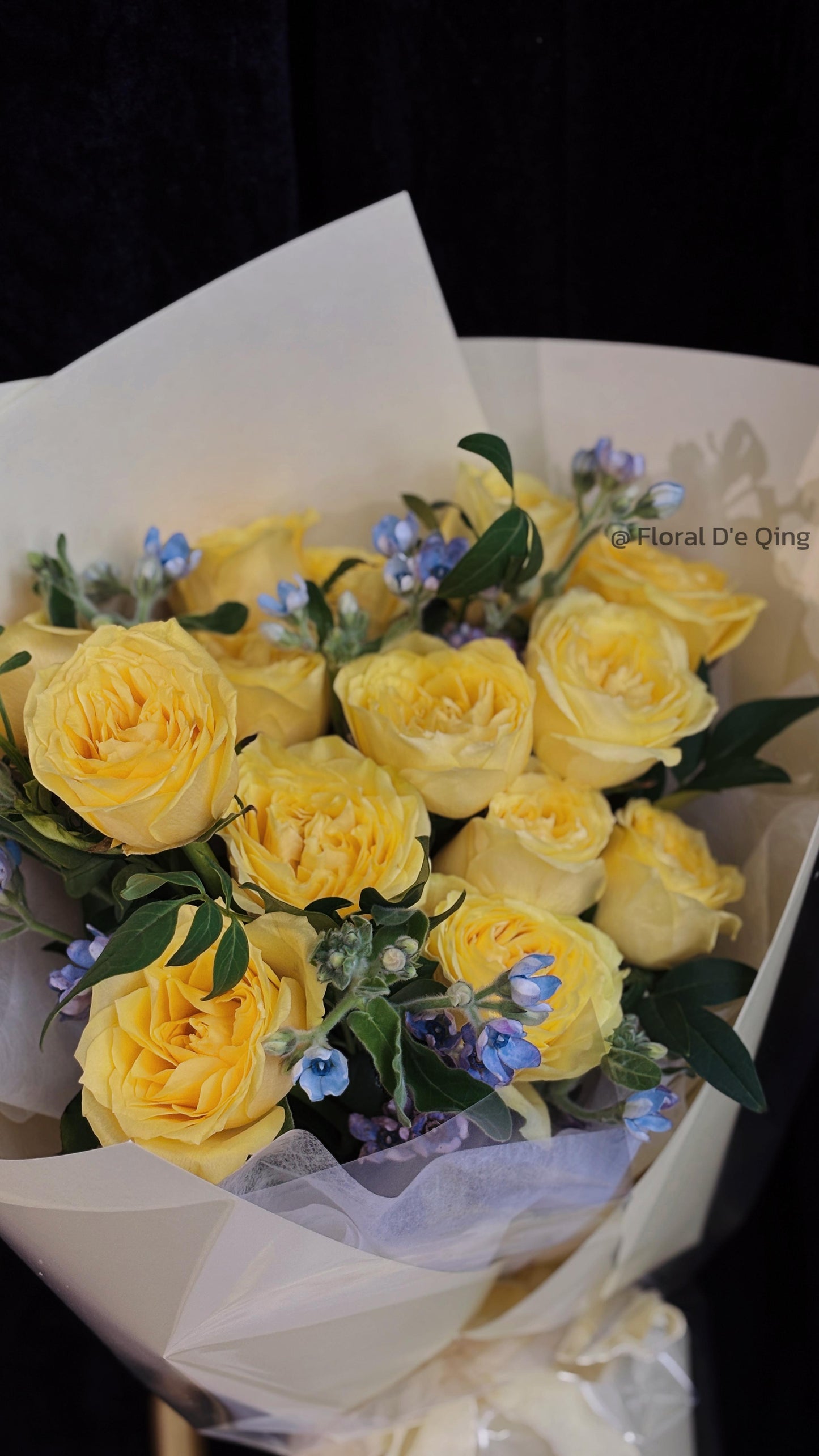 Lemon Sky Rose Bouquet (HB 51)
