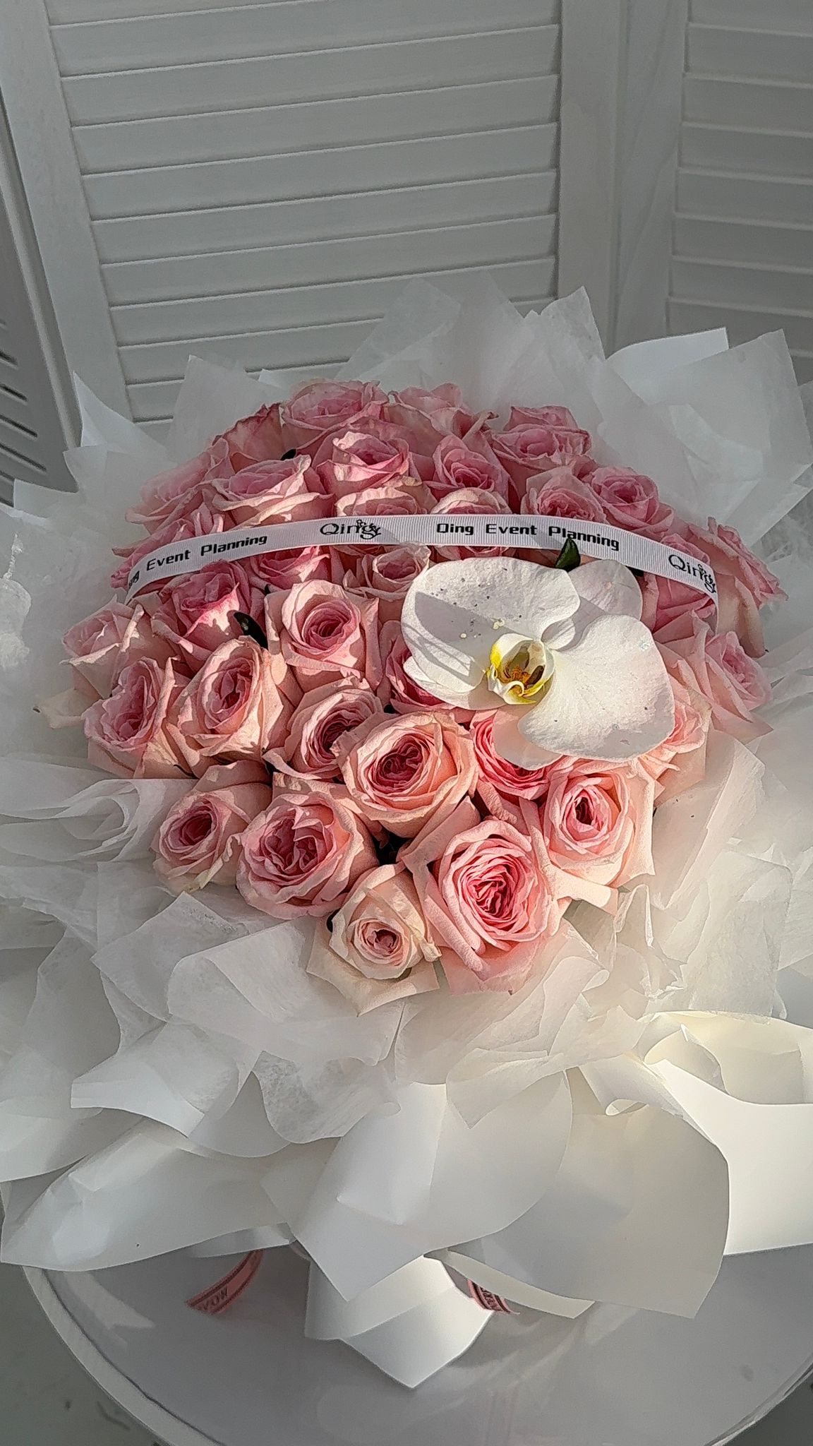 Orchid Blush Rose Bouquet (HB 38)