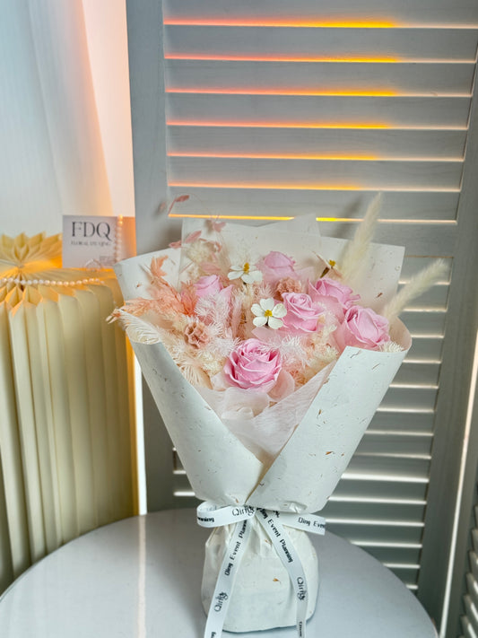 Rosé Glow Preserved Floral (PF 02)