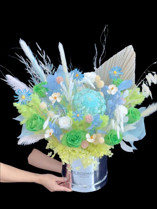 Celestial Meadow Preserved RoundBox Table Flower(RBF 20)