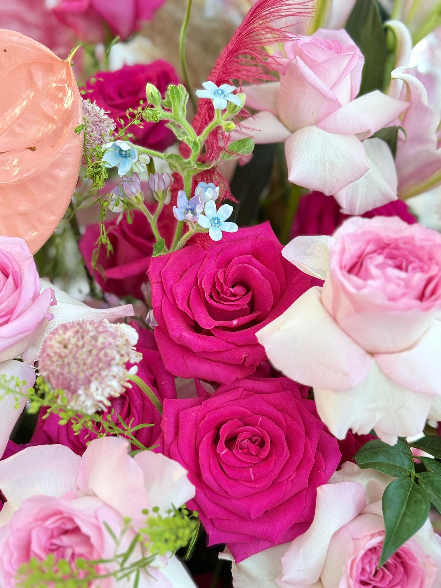 Magenta Grand Opening Flower Stand (KM 07)